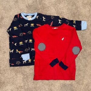 The Beaufort Bonnet Company set of light sweatshirts. Size 5T.